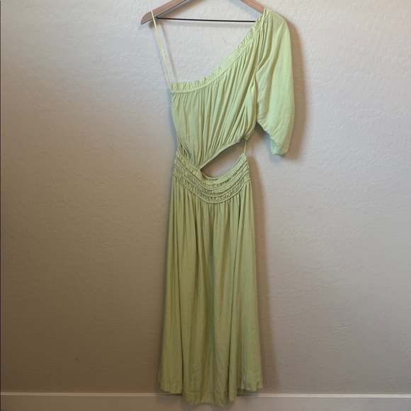 NWT Ramy Brook Dina Cut Out Dress Julep Green M - Picture 5 of 5